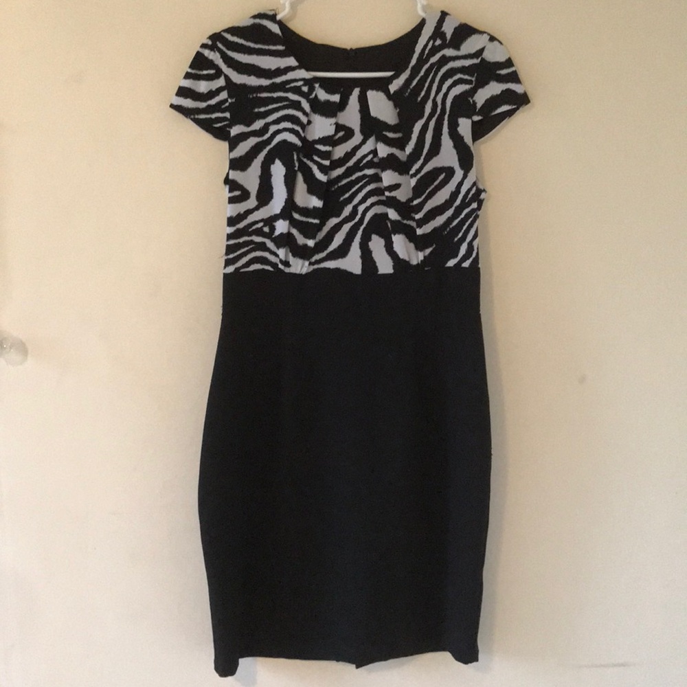 Dress - black and white